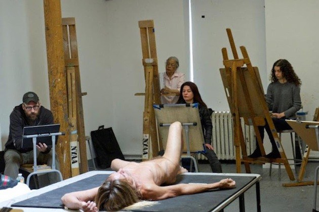 Iggy Pop a pozat nud pentru clasa de artă a Academiei din New York